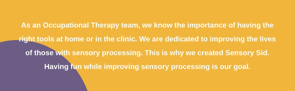 Sensory Sid Activity Cards | Sensory Diet Flash Cards | Therapy Cards for Sensory Processing Disorder - Mission statement