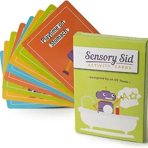 Sensory Sid Activity Cards | Sensory Diet Flash Cards | Therapy Cards for Sensory Processing Disorder - Sensory Sid Activity Cards