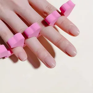 YYAOGAGNG 20pcs Soft Foam Sponge Toe Separators Finger Dividers Soft Sponge Finger Divider Spacer Nail Art Manicure Pedicure Tools - product information 4