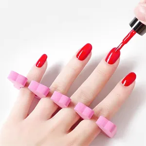 YYAOGAGNG 20pcs Soft Foam Sponge Toe Separators Finger Dividers Soft Sponge Finger Divider Spacer Nail Art Manicure Pedicure Tools - product information 5