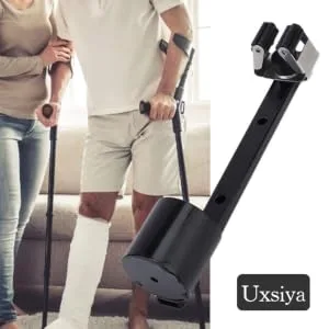 Walking Stick Portable Crutch Support Holder Mount Stand for Mobility Scooter Wheelchair Walker Stick Accessories - Wheelchair Walking Stick Support Crutch Support