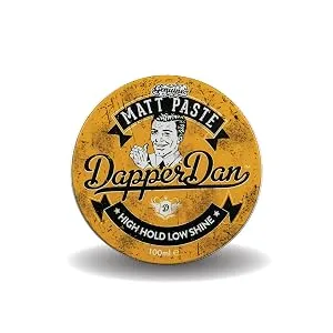 Dapper Dan Deluxe Pomade Medium Hold Medium Shine Hair Pomade for Men Flexible Water Based Pomade for a Professional Look 1 x 50ml 50 ml (Pack of 1) - Hair Clay, Styling Clay, Dapper Dan, Hair Styling