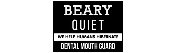 Beary Quiet Mouth Guard for Grinding Teeth Anti Snore Prevent Bruxism Sport Gum Shield Reusable 2 Sizes 4 Pcs - Beary Quiet Logo