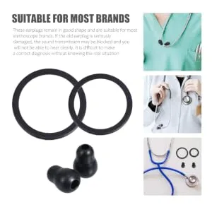 iplusmile Stethoscope Accessories- Diaphragm & Replacement Ear Tips for Stethoscopes Premium PVC Material Easy & to Use - product information 5