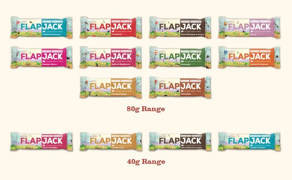 Brynmor Chocolate Flapjack 20 x 80g Individually Wrapped Bars A Perfect Treat For Snack Time Chocolate 20 Count (Pack of 1) - brynmor flapjack, flapjacks, healthy snacks