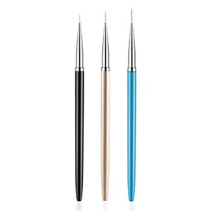 3Pcs Nail Art Brushes Fine Liner Nail Art Design Tools for DIY Nail Painting Drawing(7/9/11mm) - product information 4