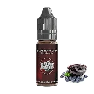 Blueberry Jam High Strength Flavouring - 230+ Flavours - Galaxy Food Flavours - 10ml Bottle - Blueberry Jam Image