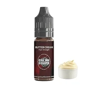 Butter Cream High Strength Flavouring - 230+ Flavours - Galaxy Food Flavours - 10ml Bottle - Butter Cream Image