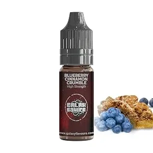 Blueberry Cinnamon Crumble High Strength Flavouring - 230+ Flavours - Galaxy Food Flavours - 10ml Bottle - Blueberry Cinnamon Crumble Image
