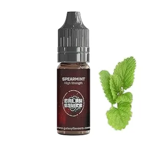 Spearmint High Strength Flavouring - 230+ Flavours - Galaxy Food Flavours - 10ml Bottle - Spearmint Image