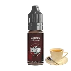 Chai Tea High Strength Flavouring - 230+ Flavours - Galaxy Food Flavours - 10ml Bottle - Chai Tea Image