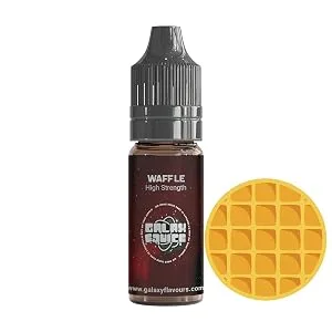 Waffle High Strength Flavouring - 230+ Flavours - Galaxy Food Flavours - 10ml Bottle - Waffle Image