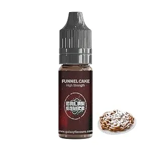Funnel Cake High Strength Flavouring - 230+ Flavours - Galaxy Food Flavours - 10ml Bottle - Funnel Cake Image