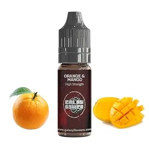 Orange and Mango High Strength Flavouring - 230+ Flavours - Galaxy Food Flavours - 10ml Bottle - Orange and Mango Image