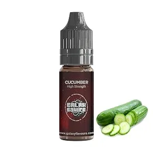 Cucumber High Strength Flavouring - 230+ Flavours - Galaxy Food Flavours - 10ml Bottle - Cucumber Image
