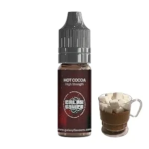Hot Cocoa High Strength Flavouring - 230+ Flavours - Galaxy Food Flavours - 10ml Bottle - Hot Cocoa Image
