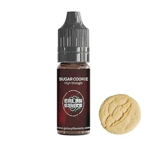 Sugar Cookie High Strength Flavouring - 230+ Flavours - Galaxy Food Flavours - 10ml Bottle - Sugar Cookie Image