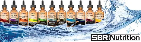 MAX Absorption Vitamin B12 Sublingual Liquid Drops 6000mcg Methylcobalamin Per Serving 60 Servings Non-GMO Vegan Friendly - SBR Nutrition