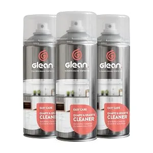 GLEAN Foaming Quartz & Granite Cleaner | NON ABRASIVE | Easy Care Streak-free Cleaner For Natural Stone Worktops And Hard Surfaces | 400ml 1 - GLEAN Quartz & Granite Cleaner 3 x 400ml