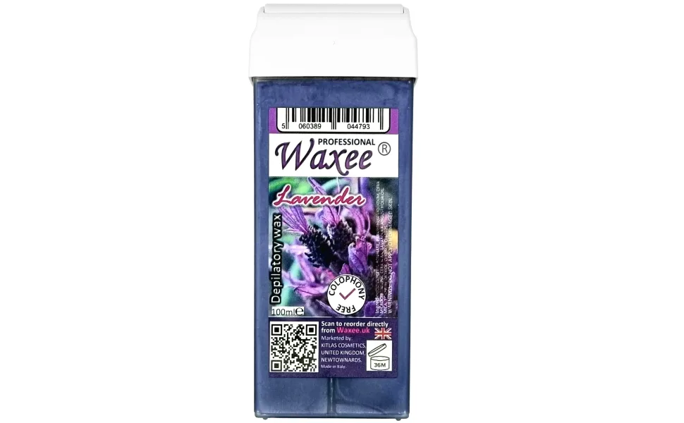6 x 100ml roll on wax cartridge roller wax refill COLOPHONY FREE Waxee (Roll on wax Lavender) - Waxee, 100ml roll-on wax, Lavender.