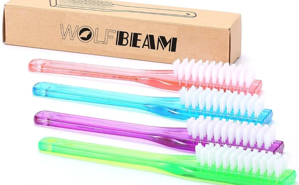 Wolfbeam Long Brush Nail Clean Brush Bath and Body 4Pieces (Brush) - product information 3