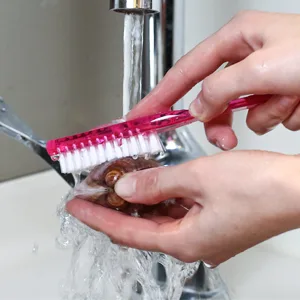 Wolfbeam Long Brush Nail Clean Brush Bath and Body 4Pieces (Brush) - product information 5