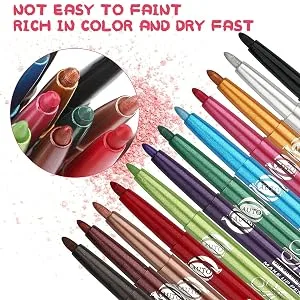 Chargenyang 12 PCS Colorful Eyebrow Pencil Eyeliner Eyebrow Lip Liner Pencil Pen Makeup Cosmetic Set Kit Tool - product information 7