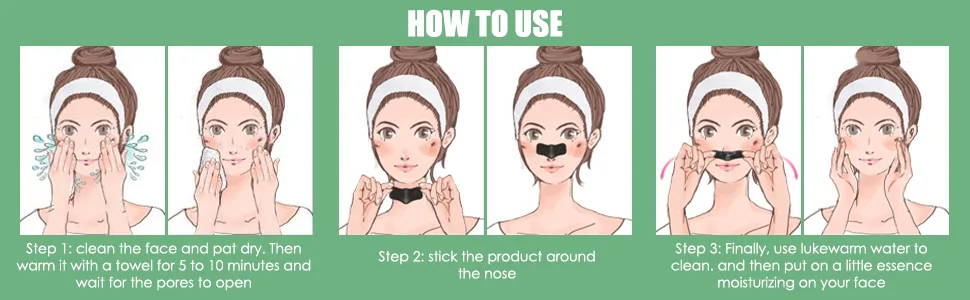 Nose Strips Pore Strips for Blackheads Blackhead Strips Deep Cleansing Nose Pore Strips for Men Blackheads Removal Nose Blackhead Remover Strips - B09MW44X6M