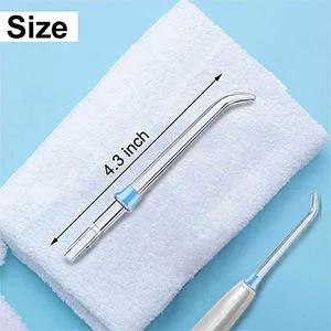 2Pcs Replacement Classic Jet Tips for Flosser WP100 WP250 WP300 WP450 WP660 WP900Other Oral Irrigators(Blue) - product information 5