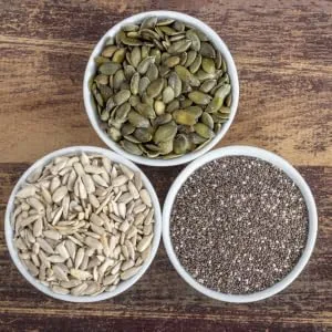 Organic Golden Flax Seed & Chia Seed Mix 500g - Seeds 2