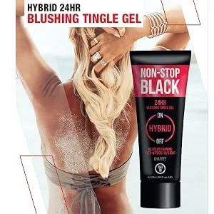 Power Tan Non-Stop Black Tingle Gelee (DHA Free) Hybrid UV Sunbed Tanning Accelerator Lotion 250ml - NSBT