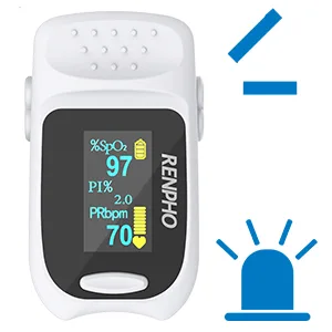 RENPHO Pulse Oximeter With OLED display and one-button operation finger pulse oximeter for measuring oxygen saturation SpO2 PI and pulse-WH (A-WH-1) WHITE - product information 6