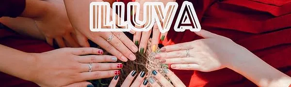 Extra Strong False Nail Glue for Acrylic Fake Nail Tips Nail Adhesive Bond Glue for Stick Press on Nails (10 ML * 2 Clear) - ILLUVA