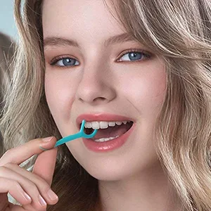 Floss Sticks Dental 100Pcs Mint Floss Picks for Teeth Cleaning - product information 6