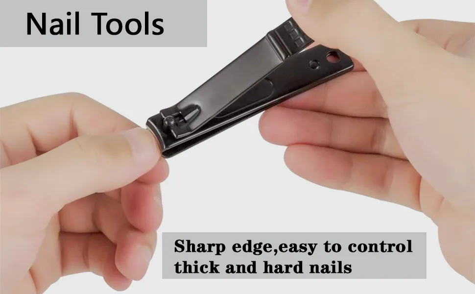 Nail Clippers for Thick Nails Thick Fingernail Toenail(Black) - product information 2