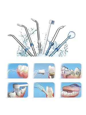 Jerilla 7pcs Oral Irrigator Nozzle Set Replacement Jet Tips Compatible with Water Flosser WP-100 WP-250 WP-450 WP-560 WP-660 WP-811 WP-900 WP-940 - product information 3