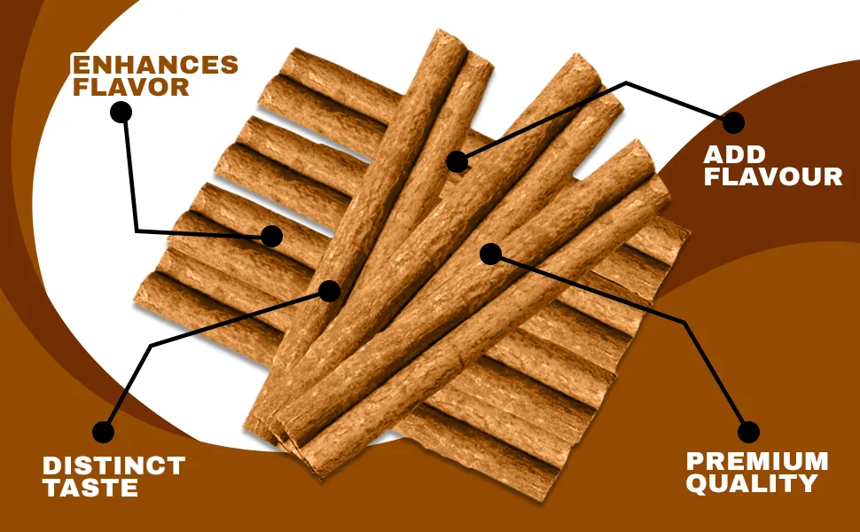 ZYBUX - CINNAMON STICKS - PREMIUM QUALITY - QUILLS - 100g - Cinnamon Stick