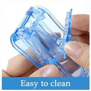 Redamancy 1 Pcs Pill Cutter Portable 2-in-1Pill Splitter with Blade and Storage Compartment for Pills and Tablets Cut in Half Quarter (Blue) - product information 6