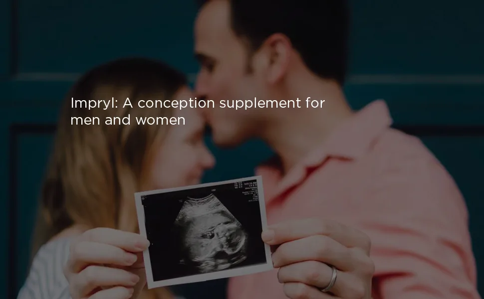 Impryl - Conception - Fertility Supplement for Men and Women - Maximise Sperm and Egg Quality for Conception - 30 Tablets - Pregnancy Vitamins - Vegan - Impryl Conception Supplement