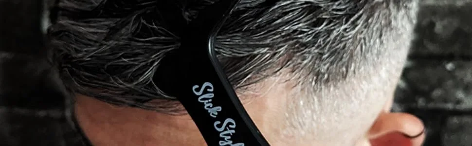 Slick Styles Texture Comb Black Hair Styling Barbers Comb Wide Tooth Comb 200mm x 80mm Large Two Sided Mens Comb Fantail Handle - Slick Styles Texture Comb In Use 3 -Alternative