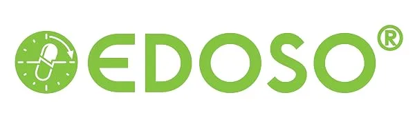 EDOSO Smart Automatic Pill Dispenser with Alarm | Model 2021 | 9 Alarms per Day | Large Display and Buttons | English Rings | 2 Secure Locks | High Medication Capacity - Edoso specialists in medication organisation