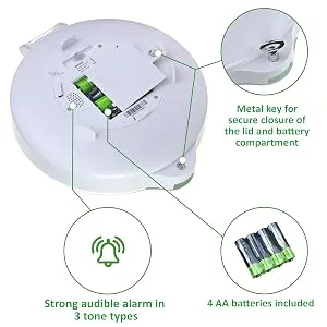 EDOSO Smart Automatic Pill Dispenser with Alarm | Model 2021 | 9 Alarms per Day | Large Display and Buttons | English Rings | 2 Secure Locks | High Medication Capacity - EN EDOSO M21 Automatic Tablet Box Alarm Lock Batteries