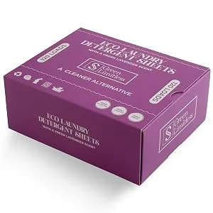 Green Limitless Eco Laundry Detergent 120 Sheets (Loads) with A Lavender Scent - Lavender