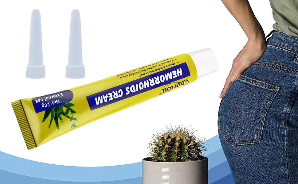 Hemorrhoid Cream Hemorrhoids Ointment Natural Herbal Hemorrhoid Cream Natural Cream Relieving Itching 1PCS - product information 2