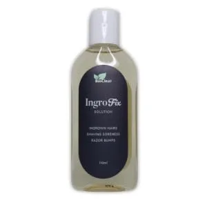 Ingrofix by BioClear - Ingrown Hair Treatment Perfect for Legs Hands & Face - Chin Cheeks Upper Lips Bikini Line Underarms Neck Chest Stomach | 110ml - Ingrofix