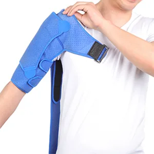 Shoulder Brace Compression Neoprene Shoulder Support for Injury Prevention Recovery Dislocated AC Joint Shoulder Stability Arthritic Shoulders Women and Men Fits Left or Right Size L Blue-size L - shoulder support