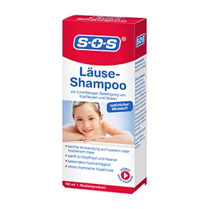 SOS lice shampoo 100ml - SOS anti-lice shampoo head lice treatment lice infestation lice shampoo