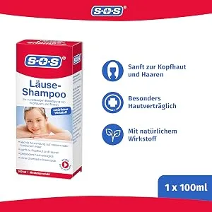 SOS lice shampoo 100ml - SOS anti-lice shampoo head lice treatment lice infestation lice shampoo