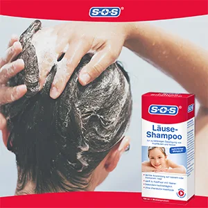 SOS lice shampoo 100ml - SOS lice repellent spray against louse infestation prevention scalp children adults protection gentle