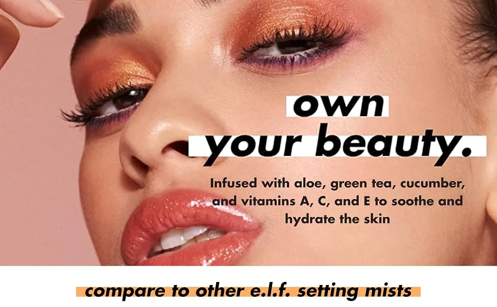 e.l.f. Makeup Mist & Set Setting Spray Long Lasting Wear Soothing & Hydrating Ingredients Small 2.02 Oz - Makeup Mist & Set 02